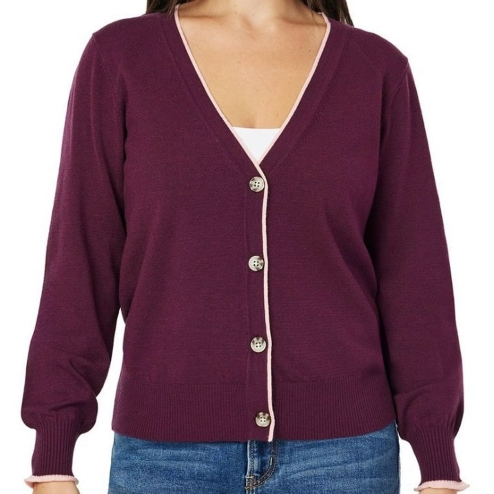 Scotch & Soda Deep Purple Cardigan